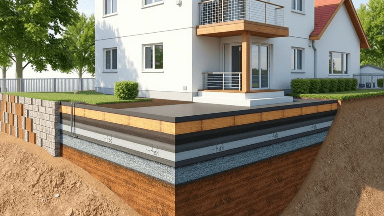 Гидроизоляция стилобата здания — надежная защита от влаги