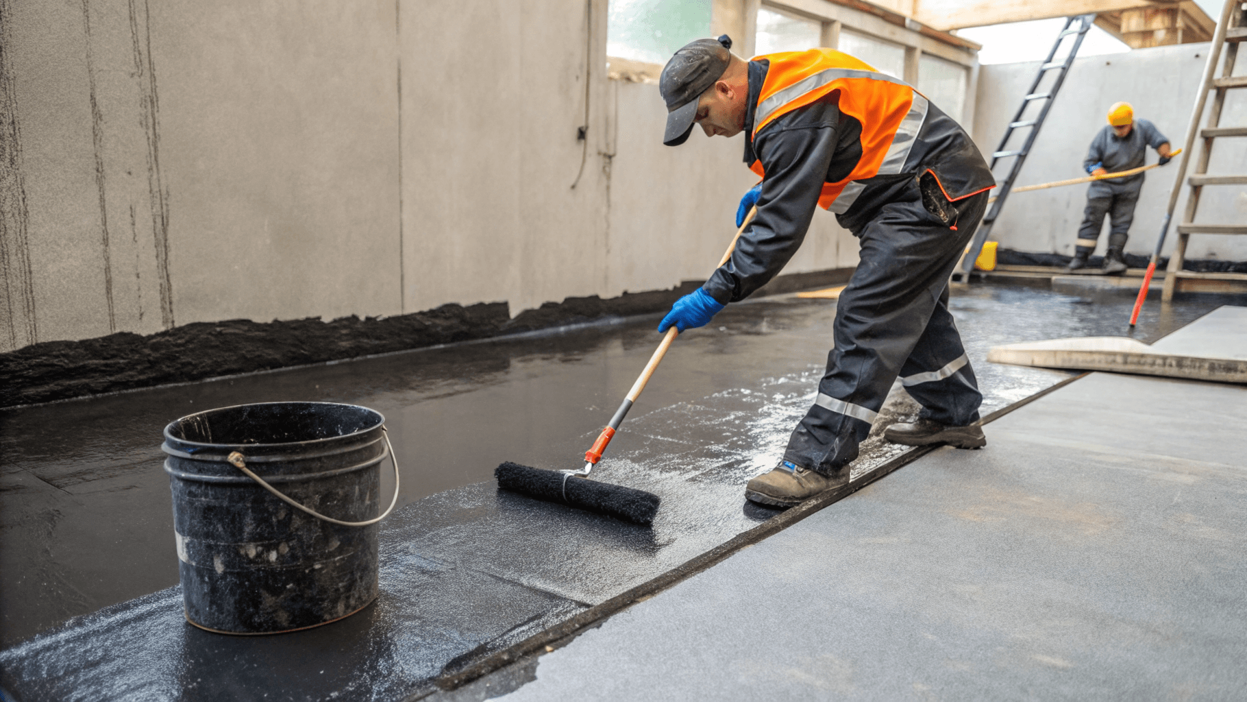 Гидроизоляция пола под стяжку: материалы и технология